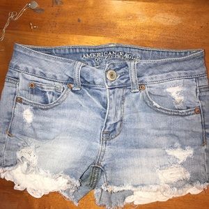 American Eagle jean shorts